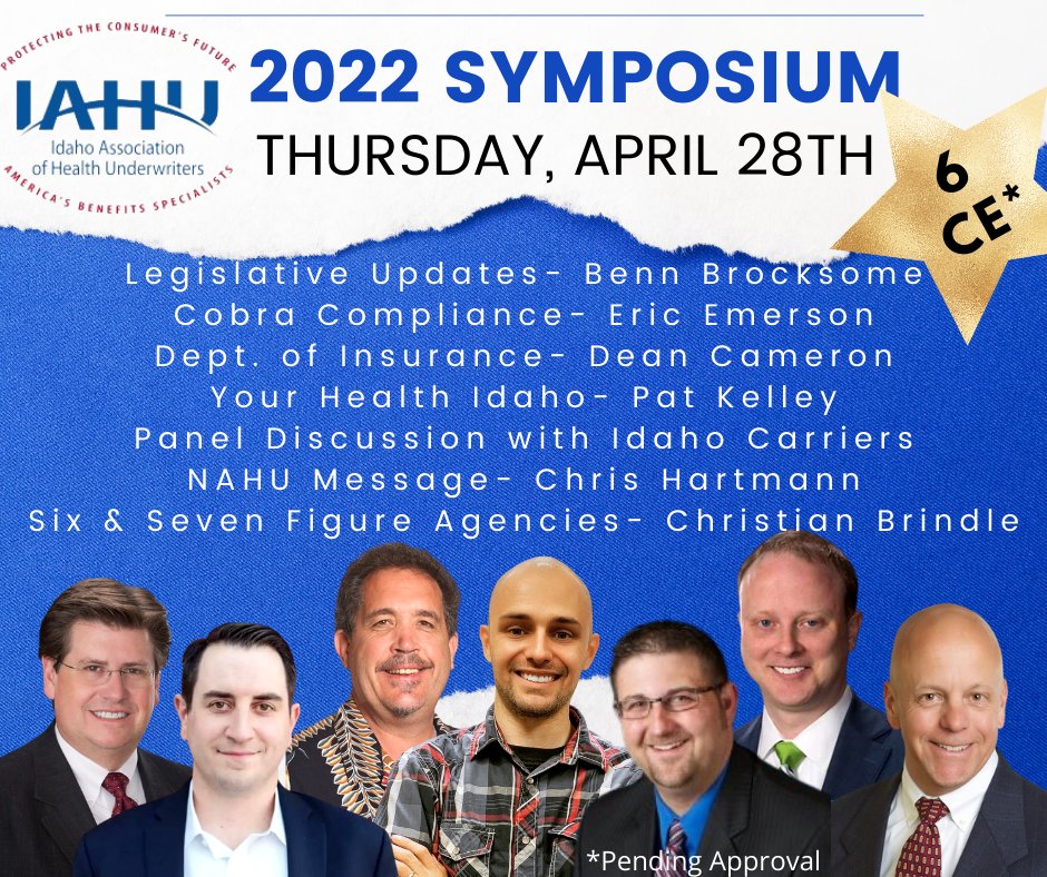 IUnderwriters's tweet photo. REGISTER BY THIS FRIDAY 4/8 for the Early Bird Discount! This year's symposium is going to be fun, informative &amp; interesting 6 CE Pending plus an additional 3 CE the day before.

Join us in person or virtually!!

Register now for the early bird discount!! https://t.co/uhqrRkh1wO https://t.co/4lwAfMgL9O