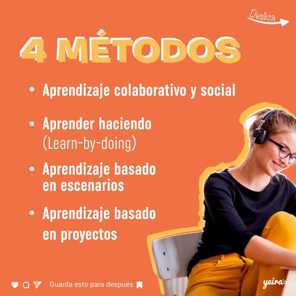 yeiraelearning's tweet photo. 👀 ¿Conoces todas las estrategias y métodos que puedes utilizar para cautivar a tus alumnos? Certifícate como Facilitador de la Formación Online por el CONOCER y Yeira. Inscríbete ahora 👩‍🏫: https://t.co/WKWdMc987s

#FacilitadorEnLínea #PlataformaElearning #OnlineCourseCreator https://t.co/PlAsKn0r2s