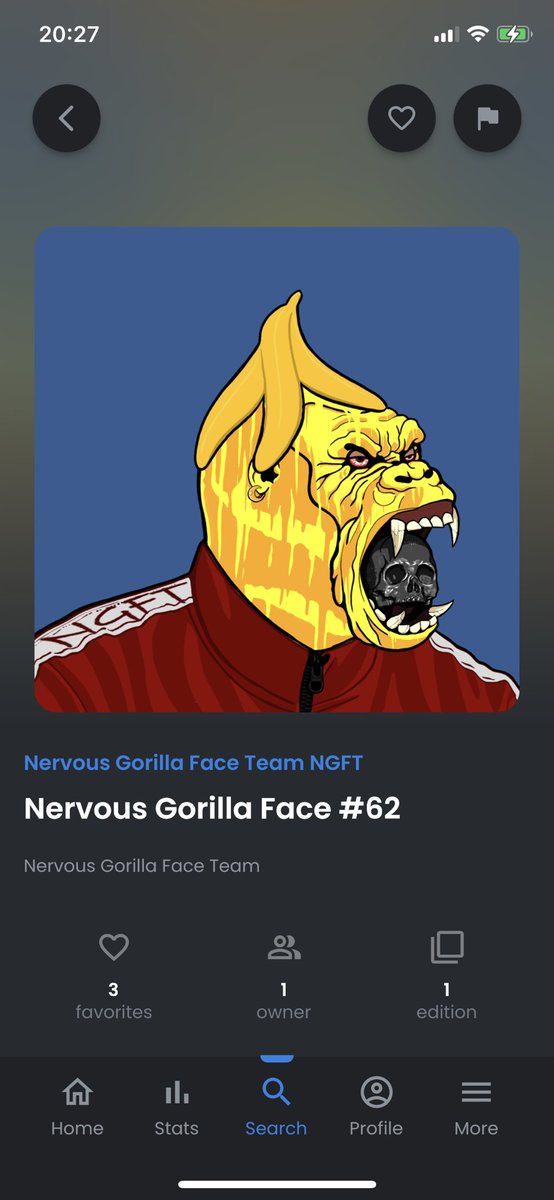 NGFTofficial's tweet photo. ‼️Nervous Gorilla Face #62 sells for a lower price than on a website ‼️

💥 0.031 ETH on our OpenSea: 
https://t.co/V7XB0ChH5P

#NFT #NFTsale #NFTeth #ETH #OpenSea #OpenSeaNFT #NFTCollection #NFTdrop #NFTcollectible #NFTCommuntiy #NFTworld #NFTartist #NFTGiveaway #NFTsales #NFTs https://t.co/6t6HSigxRv
