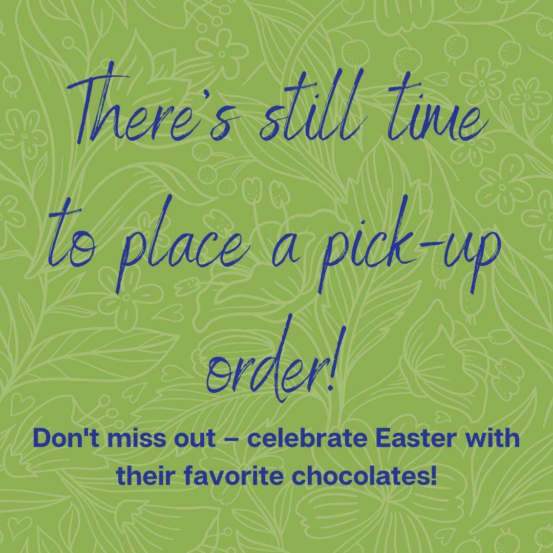 HedonistChoco's tweet image. Don't forget, there's still time to place a
pick-up order so you don't miss out on Easter
Chocolates!

#pickuptoday #Easter #EggHunt #HoppyEaster
#hedonist #roc #rochester #southwedge