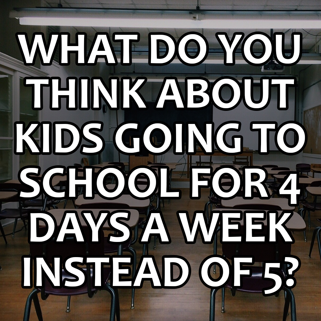 Some school districts across the country are considering switching to four-day school weeks.

How would you feel about that here in Kentucky?