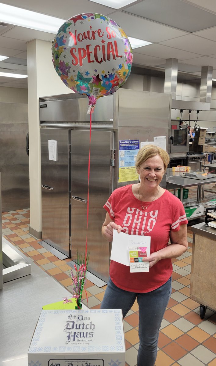 beaverlocalcafe's tweet photo. Congratulations Sue Baumgarner!! Sue has been with the district for 33 years. She is loved by all and she shows concern for not only her co-workers but for all students and staff. It is with great pleasure that the TNG Cares Award for “Compassion for Others” is presented to Sue. https://t.co/0nvoDOXeld