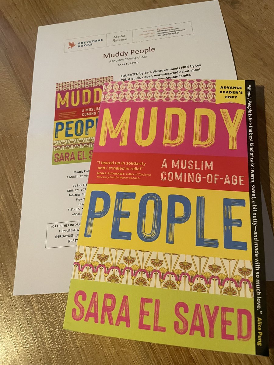 annecater's tweet photo. #MuddyPeople by @sarakelsayed 
9 June @greystonebooks @Brownlee_Donald 💛 https://t.co/ljo89aNPIE