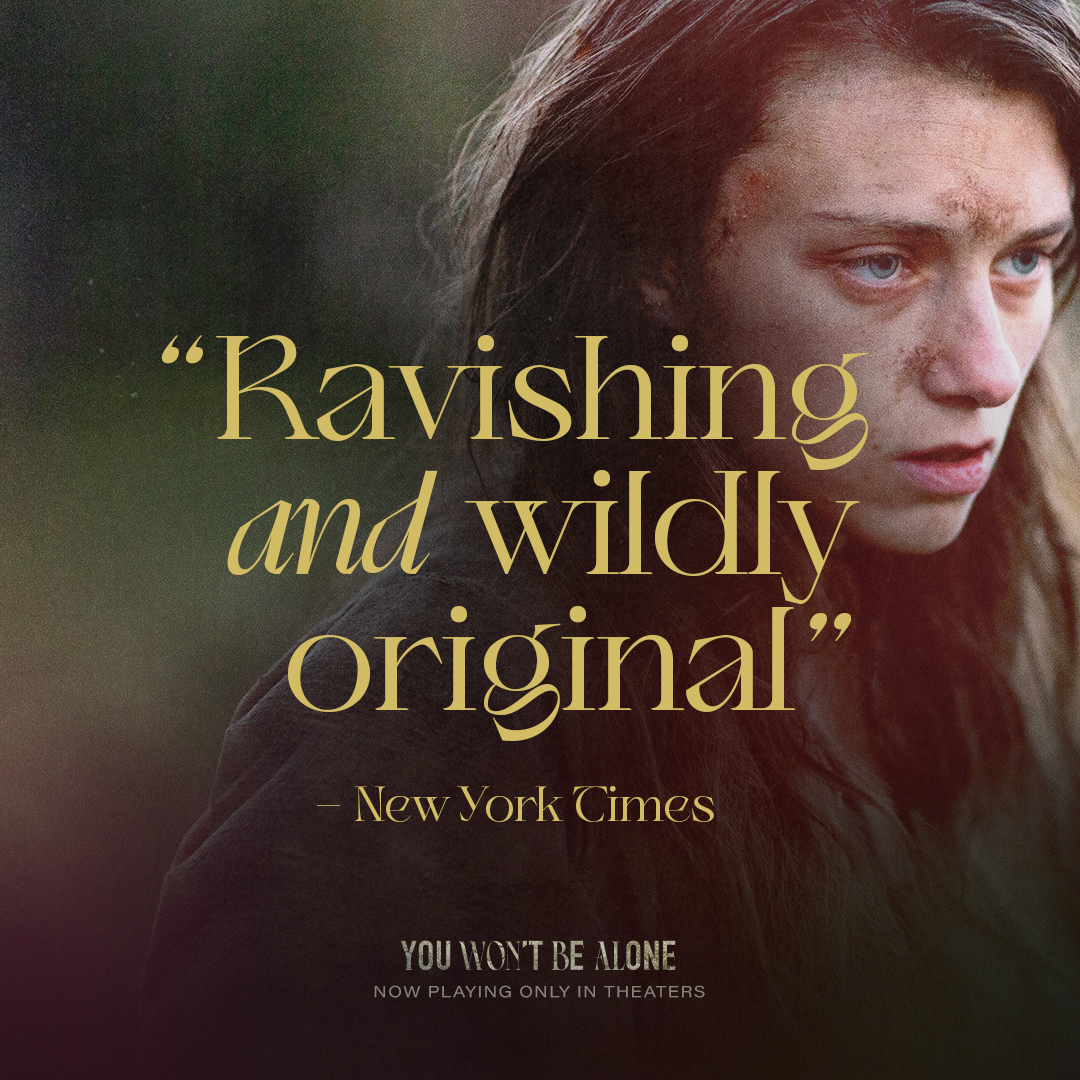 A "ravishing and wildly original" feature debut from Goran Stolevski. #YouWontBeAlone is a NY Times Critic's Pick.

Now playing only in theaters: youwontbealonetickets.com