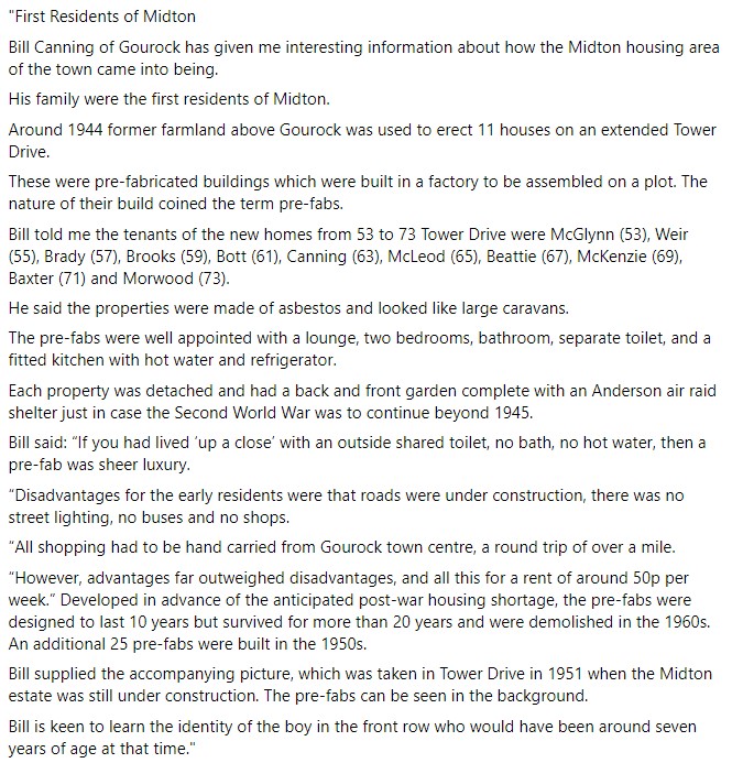 GreenockLassie's tweet photo. #GourockSocialHistory #Midton
First Residents of Midton - Greenock Telegraph, 22 April 2014
More here https://t.co/QpzZr7jwQf https://t.co/r2NUXc4YpE