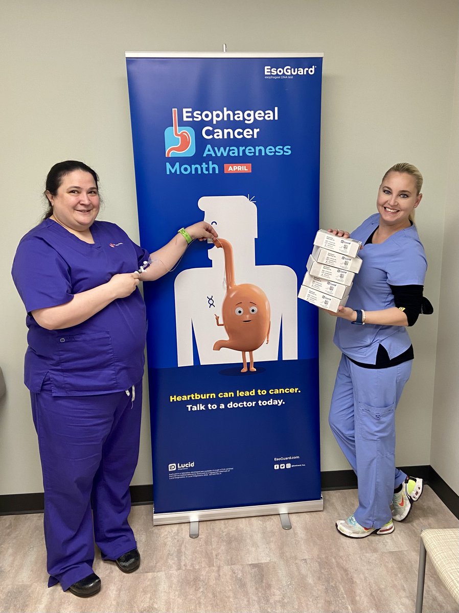 LucidDiag's tweet photo. Dr. Danny Raad and his team at UH Digestive Health Institute in Ohio are focused on #earlydetection this #EsophagealCancerAwarenessMonth 

Learn more about the EsoGuard test: https://t.co/EaODFSffrp
#CheckYourFoodTube #earlydetectionsaveslives https://t.co/1YRcdqysHk