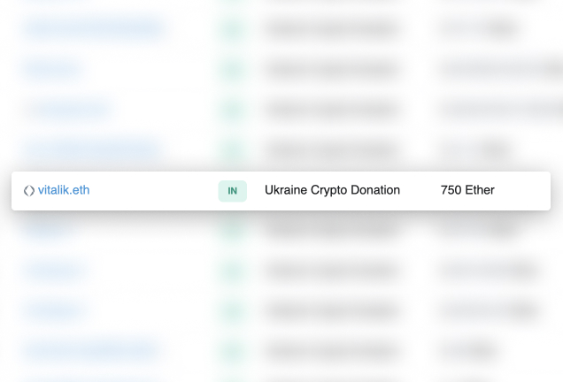 _AidForUkraine's tweet photo. .@VitalikButerin donated almost $2.5M in $ETH to @_AidForUkraine 2 days ago, and didn't say a word! He's also donated $2.5M to @Unchainfund.

Thanks for your enormous help, Vitalik, and thank you for creating @ethereum! The #Ethereum community is 💙💛 https://t.co/HuvDcTM40e