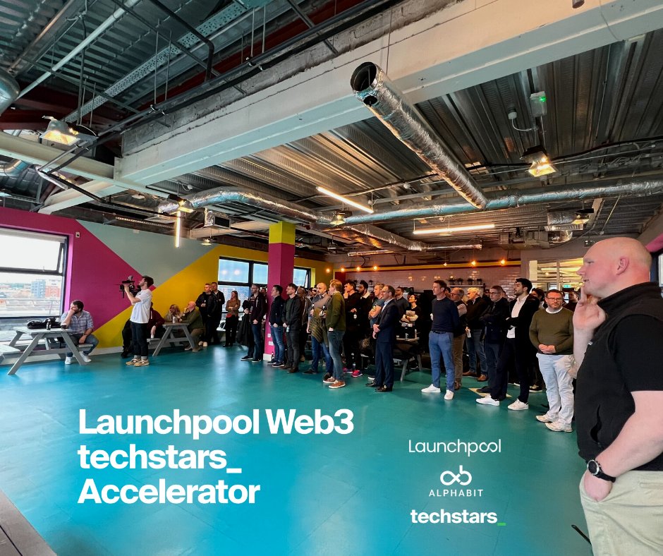 Launchpool_TS's tweet photo. Thanks to everyone who joined us at our launch event in @huckletree yesterday🚀 

The program is off to a great start &amp; we can’t wait to announce our fantastic cohort of #Web3 companies.. all will be revealed soon🤫

@Techstars @LaunchPoolXYZ @alphabitltd @PeteTownsendNV @mcgirrh https://t.co/h2hcnPWhPC