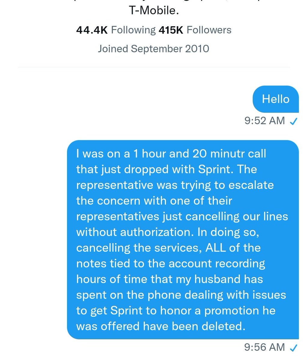 PsychoStudent84's tweet photo. I am beyond frustrated with the lack of care regarding the situation my child was put in and the continual transition to "here's a shiny object to distract you" let's talk about promotions, redirect. @TMobile https://t.co/JES4NB299o