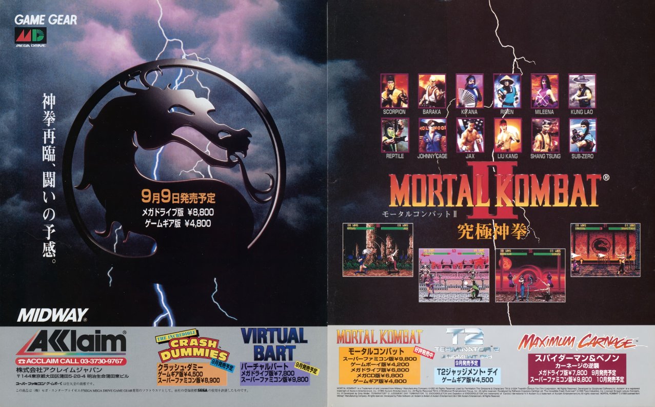Mortal Kombat 2 Poster – Arcade Graphix