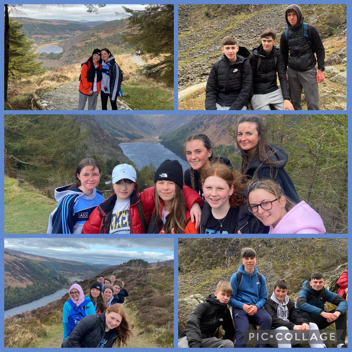 ciaranreade's tweet photo. An active few days in Glendalough with our TYs as part of their @GaisceAward! Huge thanks to Ms Caherly for arranging it! Great fun, lots of laughter &amp; another opportunity to bond! @stjosephsrush @SCaherly @msdonnellymaths @ceist1 @LouiseNiChon 🥾⛰ https://t.co/4xIwBW6zwn