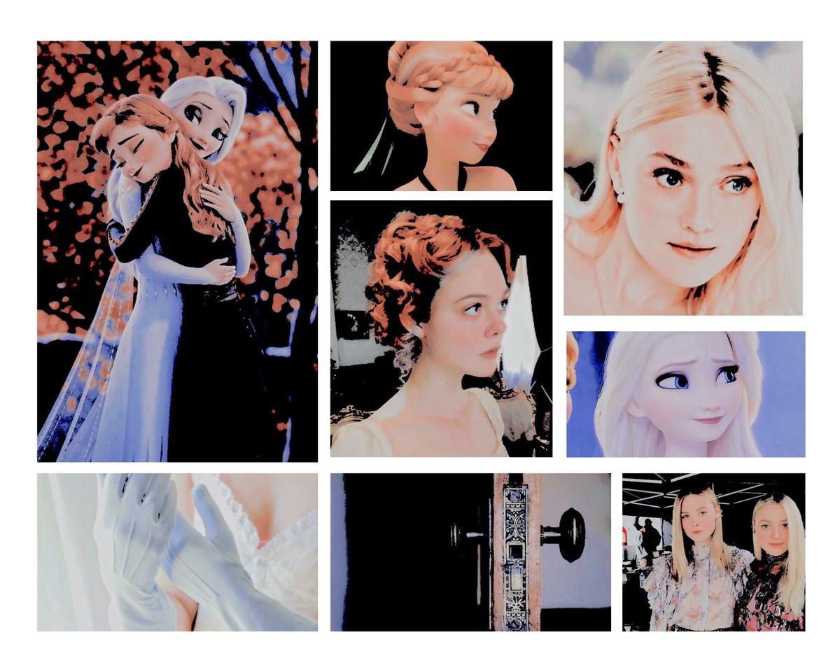 ⠀ ⠀ ⠀ ⠀ ⠀⠀ 
 ₊    ུ . ˚   ༉   ❪  𝑎𝑛𝑛𝑎 &amp; 𝑒𝑙𝑠𝑎.  ❫   
  𝐧𝐚𝐭𝐮𝐫𝐞 𝐨𝐟 𝐭𝐡𝐞 𝐜𝐨𝐧𝐧𝐞𝐜𝐭𝐢𝐨𝐧: cousin 
  affiliation. friendship.
  𝐬𝐞𝐭 𝐢𝐧: movie canon  &amp;  modern  
  alternate universe sl’s.
  𝐟𝐚𝐜𝐞𝐜𝐥𝐚𝐢𝐦: dakota (elsa) &amp; elle
  (anna) fanning.