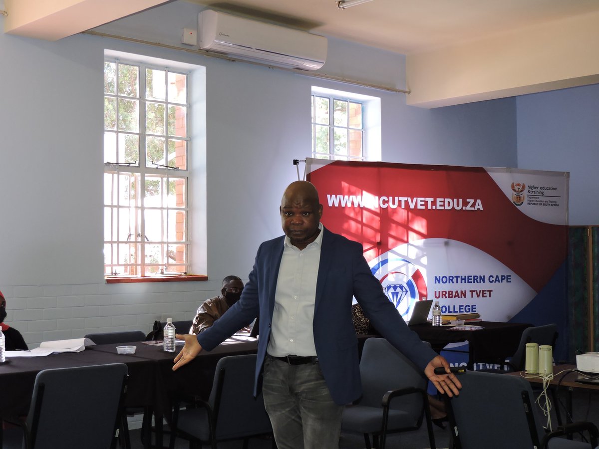 CapeTvet's tweet photo. The DHET is conducting workshops across the country. On the 6-8 April 2022, DHET will be at the NCUTVET College. 
The purpose of the workshop is to train invigilators on ICASS (Internal Continuous Assessment), and the advocacy for the new Examination and Assessment Policy. https://t.co/19VcvRZRR2