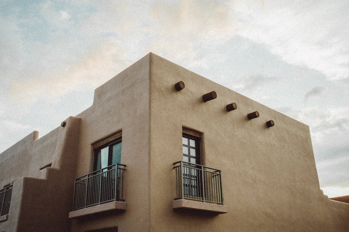 JustinHardigree's tweet photo. Some cool architecture at this resort I stayed at in New Mexico https://t.co/sOyxwdBV3G