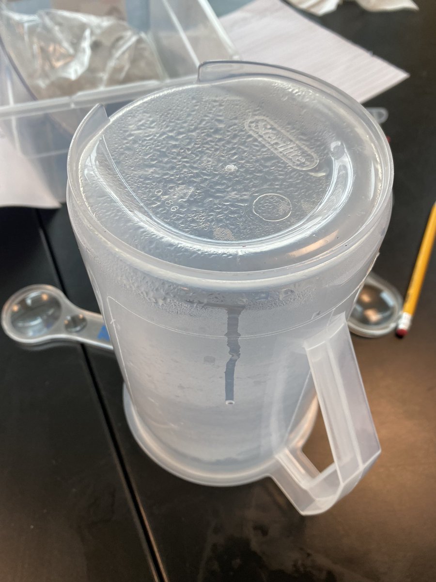 MrsEtense's tweet photo. What happens to the water vapor in the air if the air cools down? @OpenSciEd 6.3 @NGSS_tweeps @MrsCEastShore @MrsSTEMilford #6thgradescientists #waterdropletcollisions #investigations https://t.co/pHPS3EA4l5