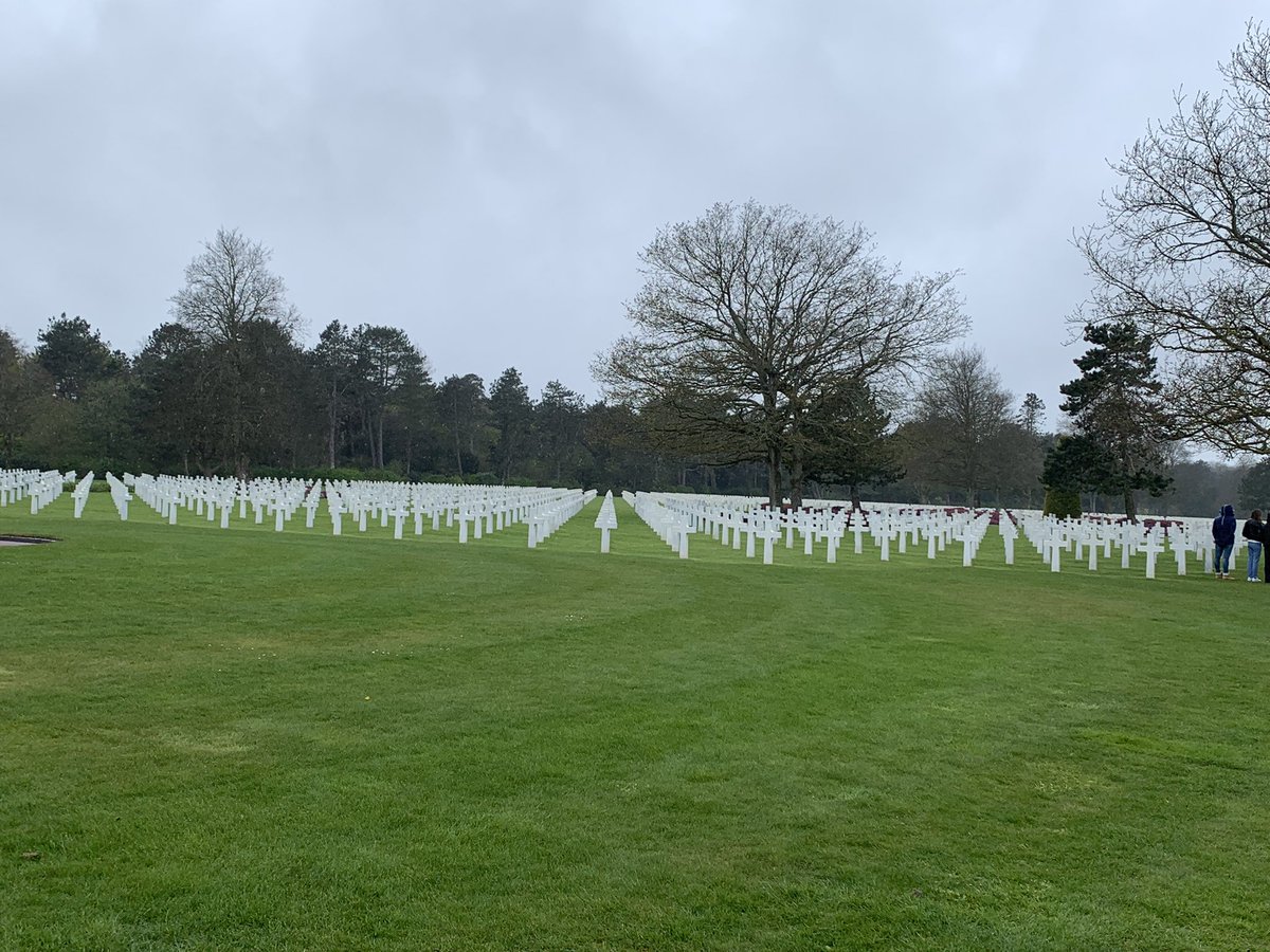 PHSNormandy's tweet image. The American cemetery was very moving. Food for thought 🥲