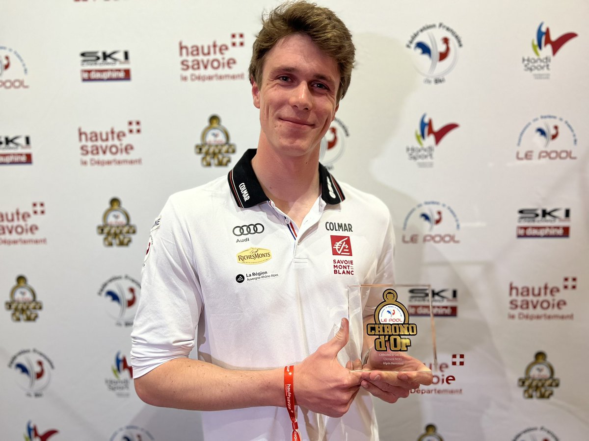 FedFranceSki's tweet photo. Chronos d'Or 2022 🏆
Le lauréat du Chrono d'Or Ski Alpin Hommes est ... @clement__noel ! 👏🇫🇷 @Dep_74 #LePool @Ski_Chrono @ledauphine https://t.co/0Q9GSo0Dwp