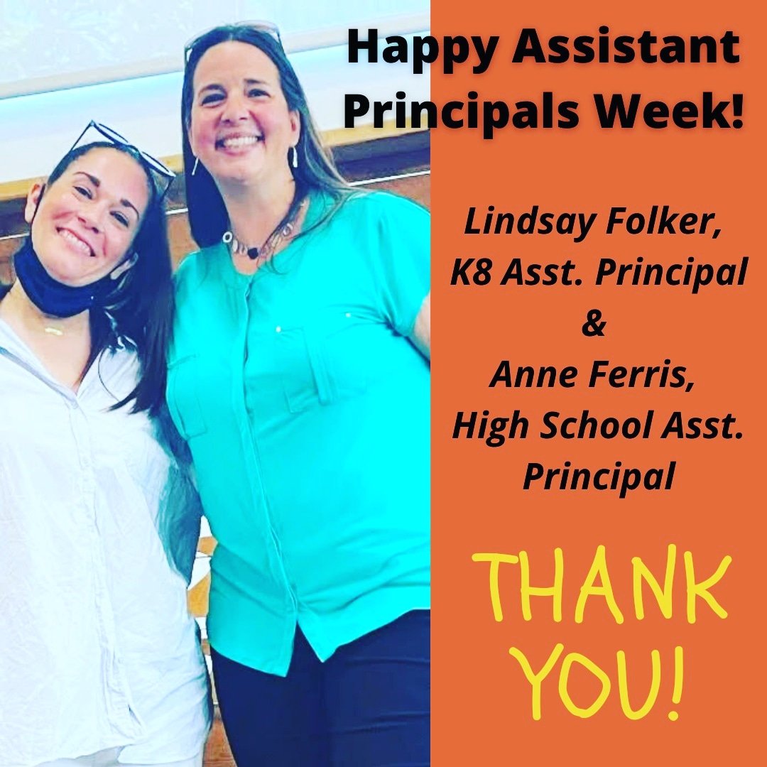 burrellartsk12's tweet photo. THANK YOU to our 2 amazing Burrell Arts Assistant Principals. We are so lucky to have Lindsay and Anne! These two are a fierce duo, that are excited to be helping to run our schools!
#Burrellartsk12 #assistantprincipalsweek #innovation #ourwhy #unitythroughcreativity #jadoo https://t.co/qZqrCPzgEt