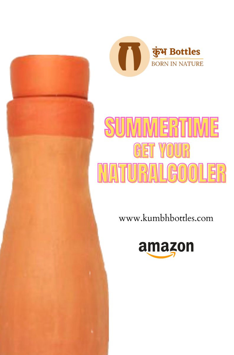 kumbhbottles's tweet photo. Summer is hitting hard! Get your natural cooler now......
#kumbhbottles #naturalproduct #ecofriendly #handmade #terracottabottles https://t.co/EkXRYrIyoi