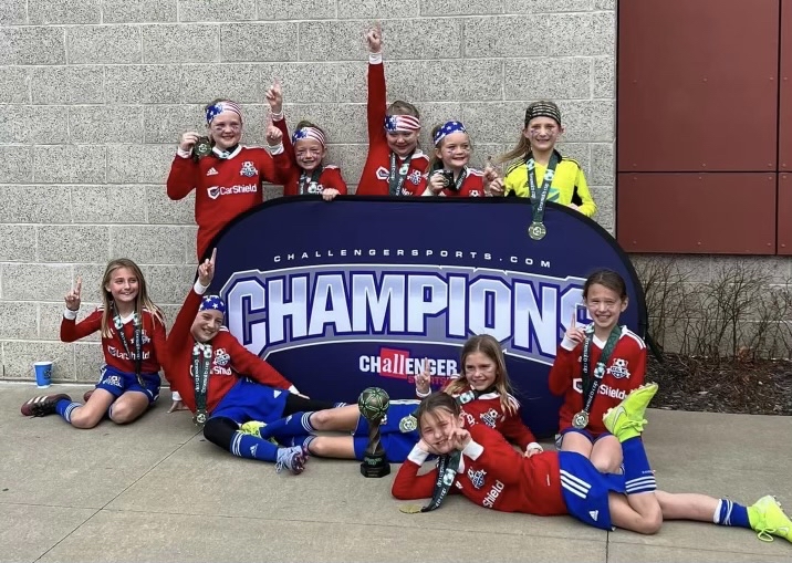 2012 Reign also represented our club in The Emerald Cup last weekend in KC, going undefeated and bringing home 1st place in the Gold bracket. We are proud of all of our coaches and players who represented our club last weekend!