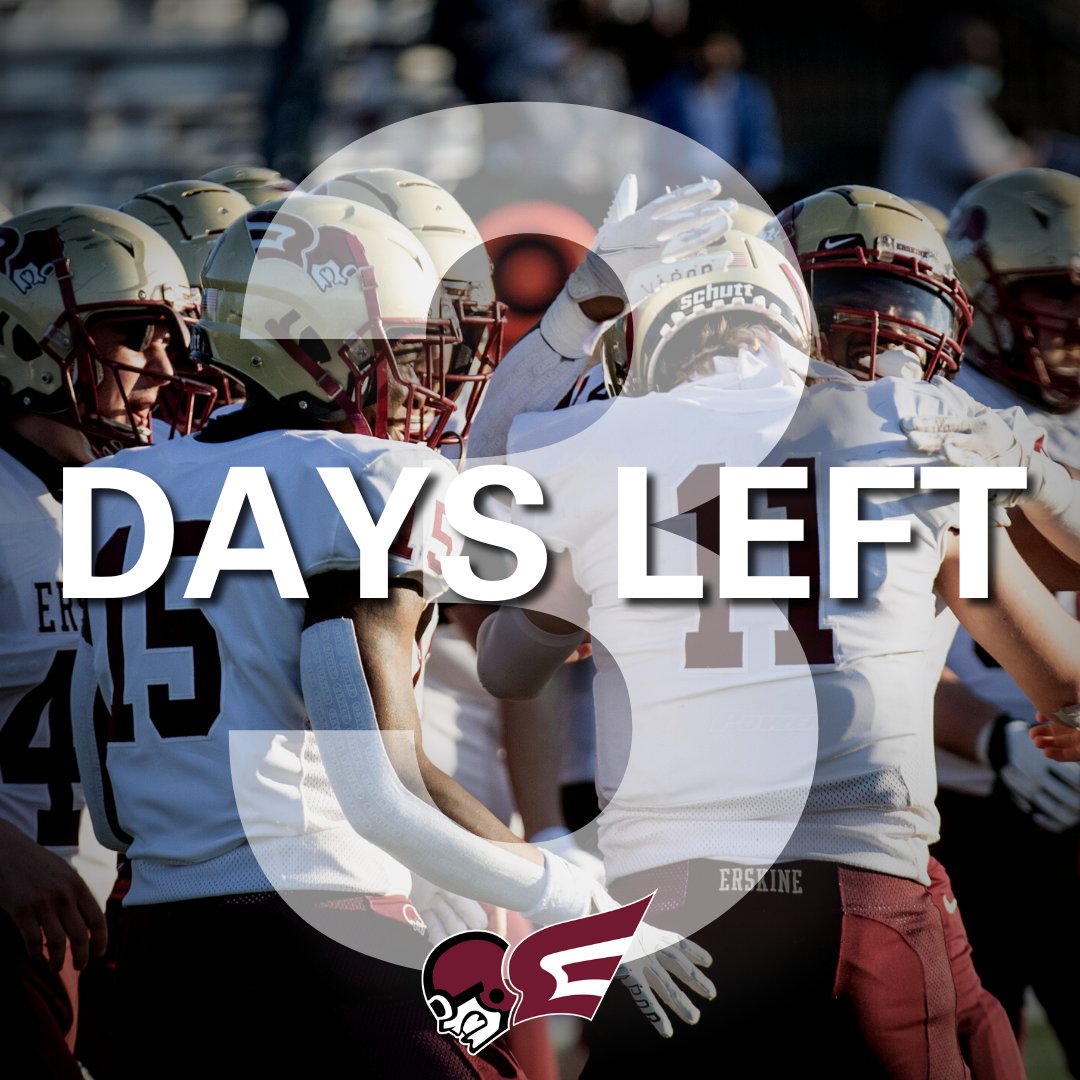 Erskine Football We Re 3 Days Away From Erskine Football S Garnet Gold Boom Event Join Us Starting At 10 Am For The Spring Football Game Followed By Events Such As