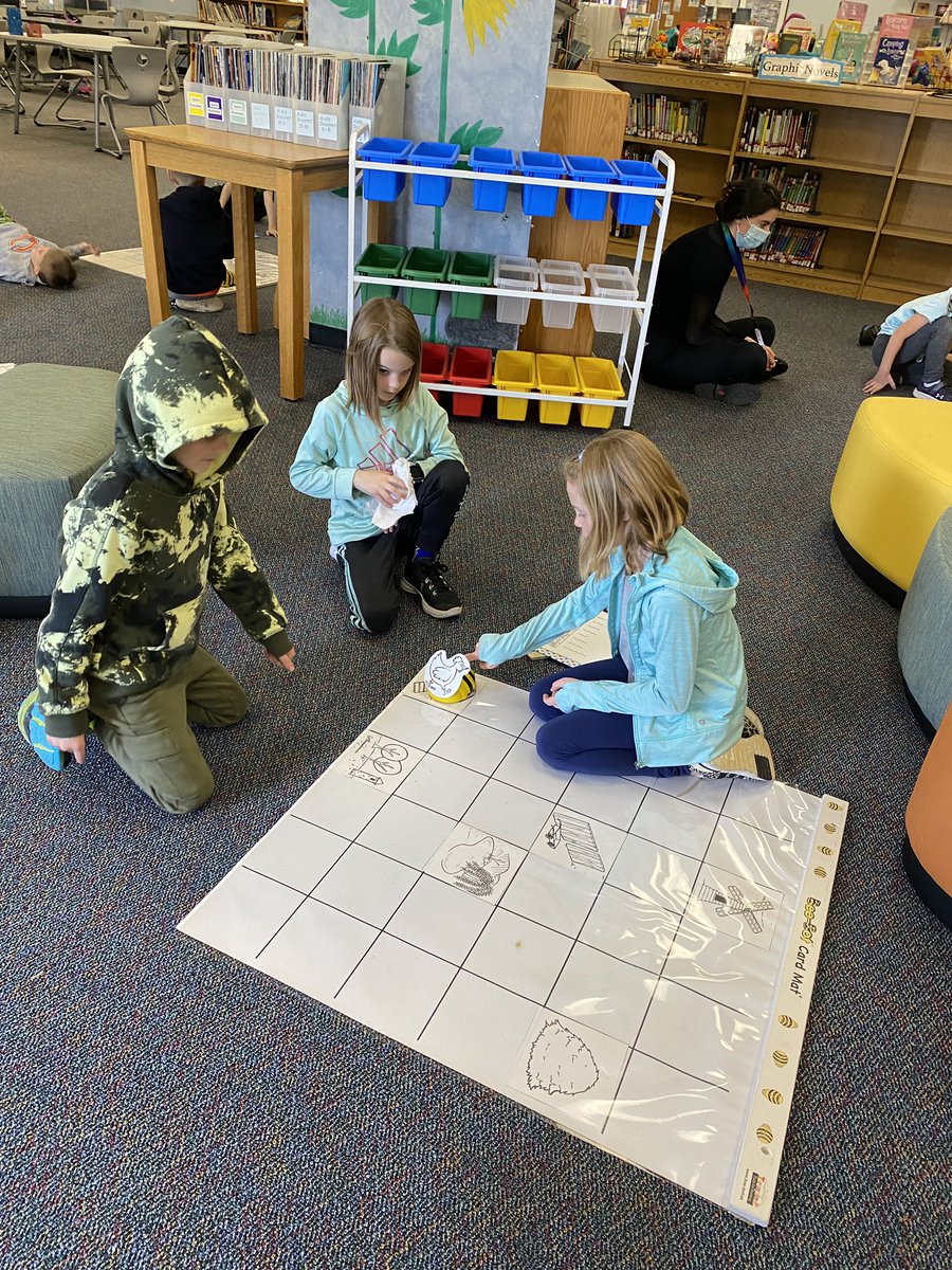 Using our directional words to program our Bee-Bots. <a href="/WindsorWildcats/">WindsorWildcats</a>
