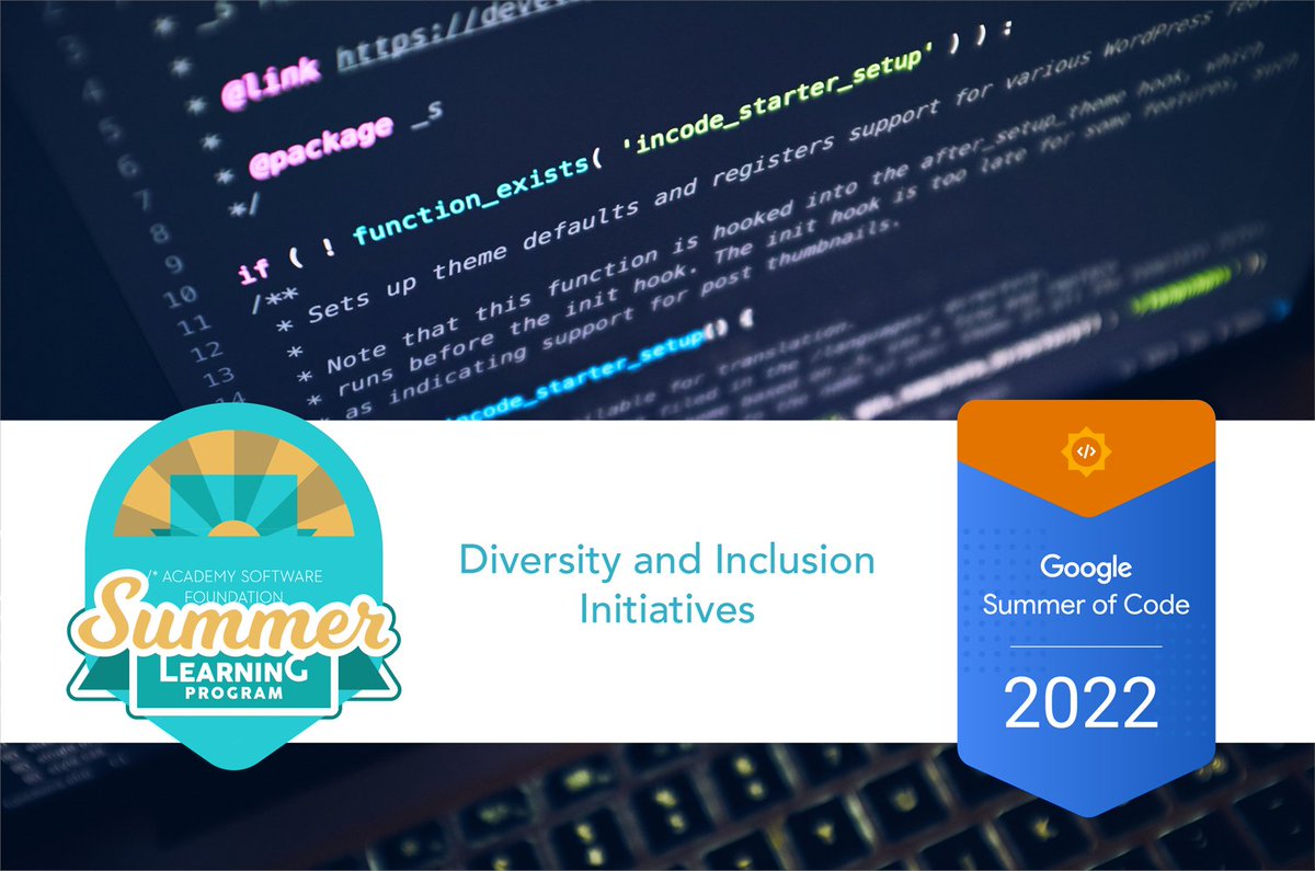 We're announcing the second year of our Summer Learning Program! PLUS participating in Google Summer of Code☀️2 great global summer opportunities for individuals 18+ developing skills in computer science, and pursuing technical careers in VFX &amp; Animation aswf.io/blog/academy-s…