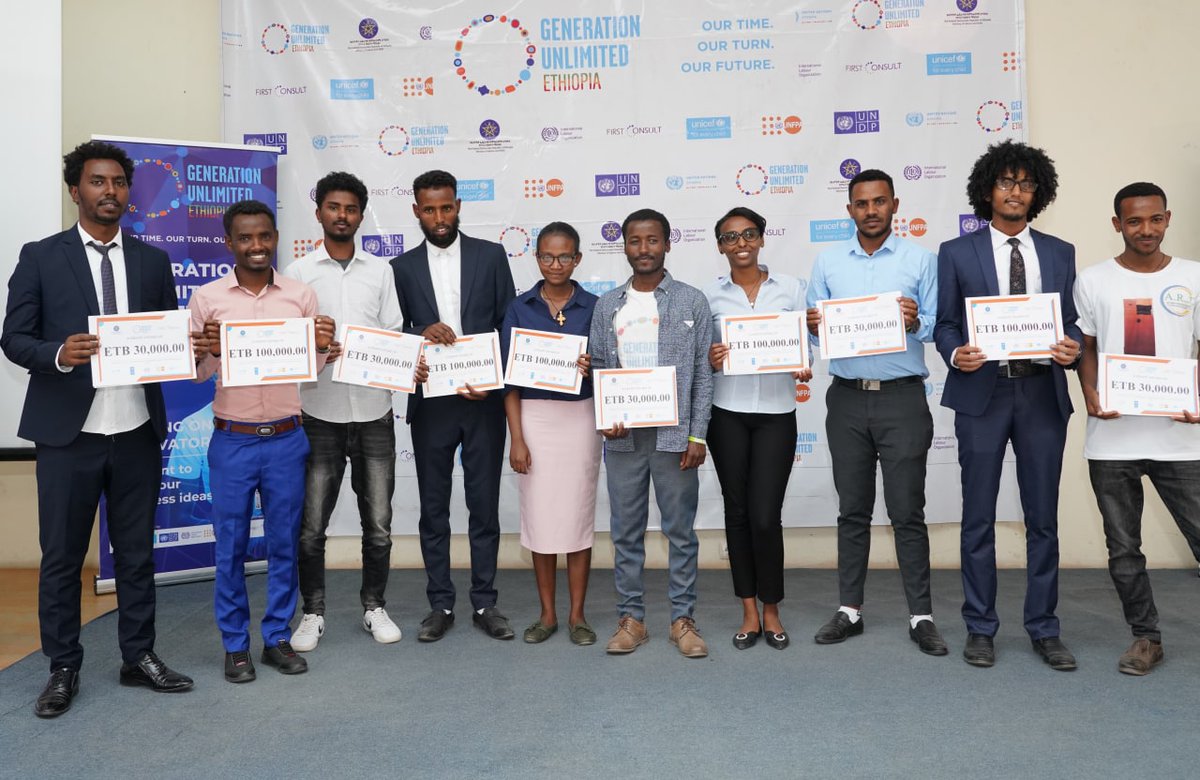GenUChallengeET's tweet photo. The #GenUYouthChallenge2022Ethiopia will be closed on April 8, 2022. 2 teams will be selected to compete @GlobalYouthChallenge. During the closing ceremony the 5 #finalists will pitch their #businessideas before panel of #judges.
@UNICEFEthiopia 
@Jobs_FDRE 
@_GenUnlimited https://t.co/JSVm3rJ8RC
