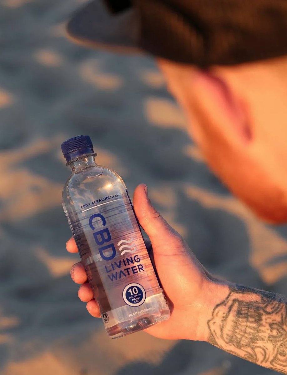 Today’s forecast: 99.9% pure with a 100% chance of clean, refreshing CBD-infused water 💦 so hit the beach or go on a hike with your favorite CBD water!