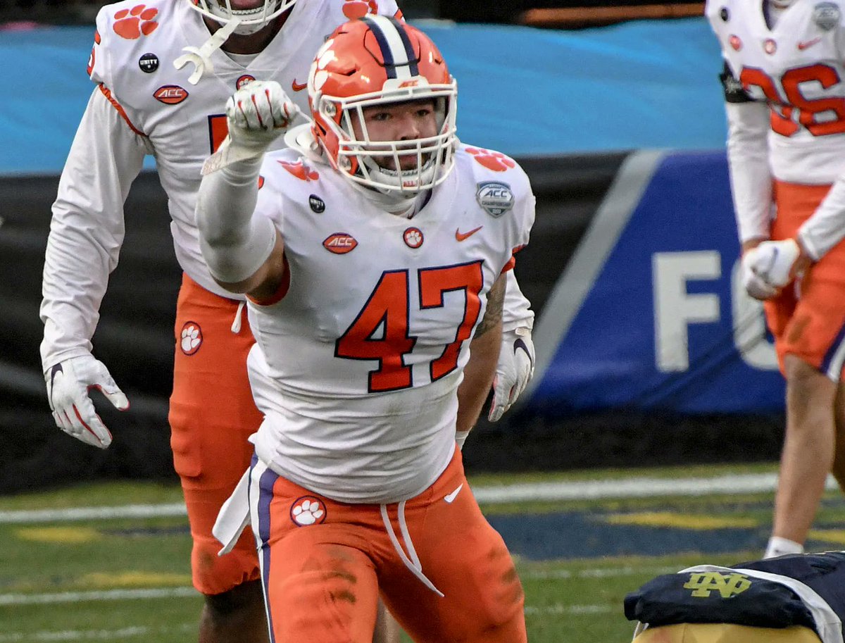 The #Steelers will be hosting #Clemson linebacker James Skalski and safety Nolan Turner for pre-draft visits this week, NFL Network reports.

steelersnow.com/report-steeler…