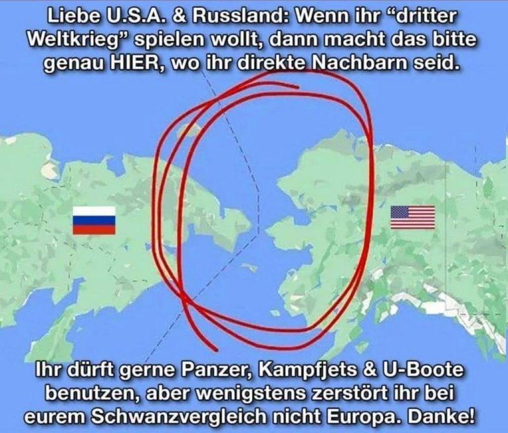 hasafemo's tweet photo. Hier der optimale Platz für den 3. Weltkrieg https://t.co/HmBCEQyv6t