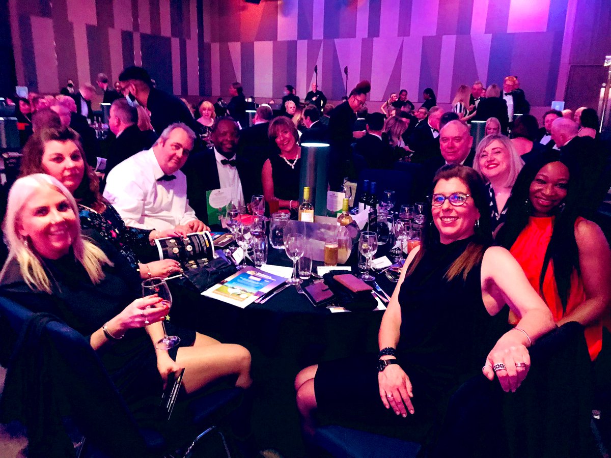 mchugh_hicks's tweet photo. The awesome ‘Prevention: Safety through Learning’ team, hoping to secure some silverware tonight! Already winners for their outstanding achievements🏆 @DimensionsUK https://t.co/aT4KMZVmun