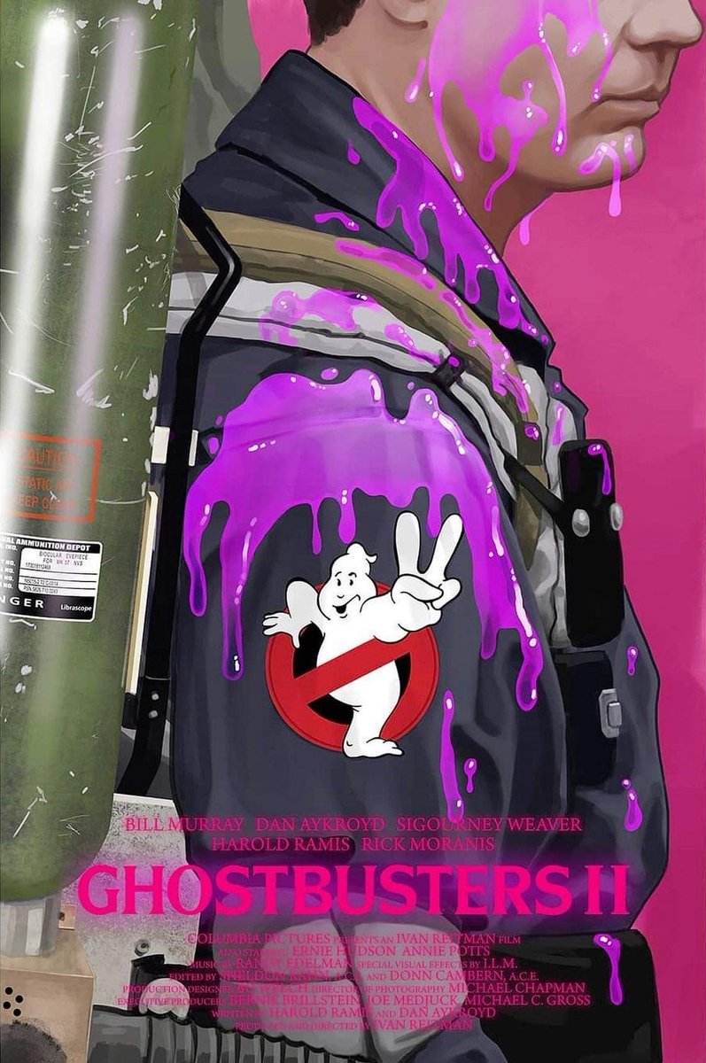 GhostbustersLGY's tweet image. Great to see someone finished this poster design set! Love this artwork for the Ghostbusters Trilogy.
