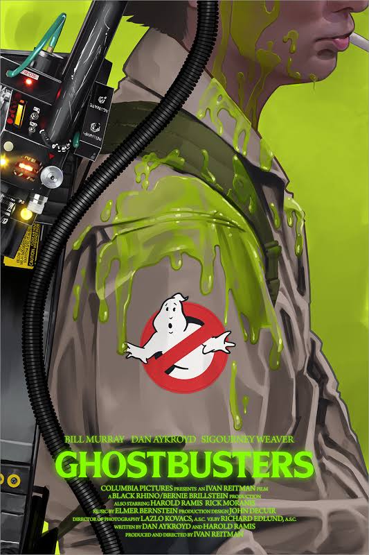 GhostbustersLGY's tweet image. Great to see someone finished this poster design set! Love this artwork for the Ghostbusters Trilogy.