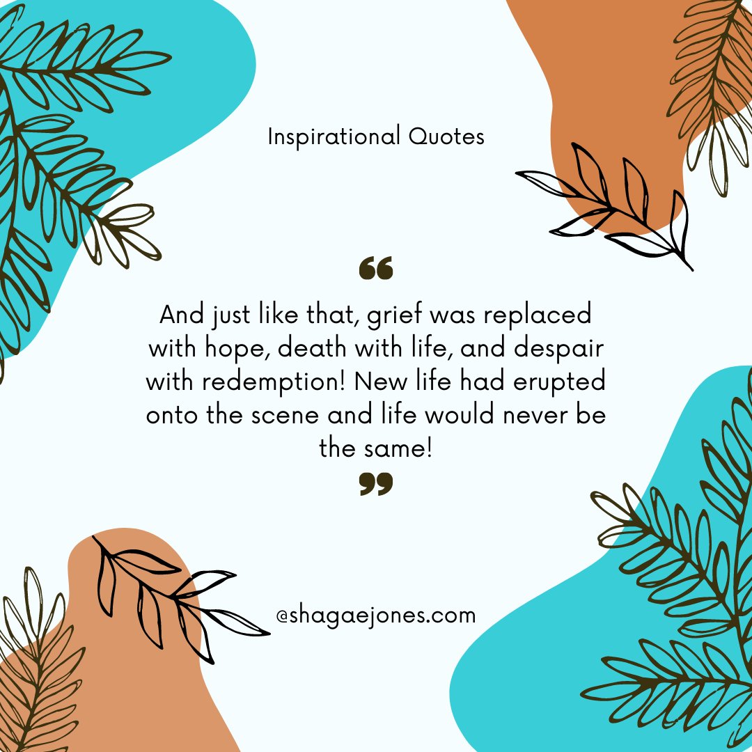 ShagaeJones's tweet photo. And just like that, grief was replaced with hope, death with life, and despair with redemption! New life had erupted onto the scene and life would never be the same! https://t.co/jgaUXXOuKO