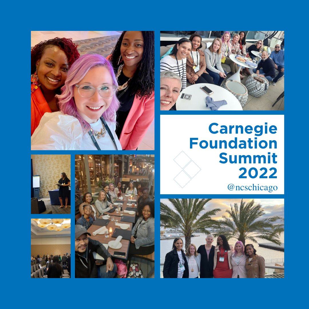 NCSChicago's tweet photo. Last week, our staff presented at the Carnegie Foundation Summit in San Diego. We are so proud of our team. Thank you for having us, @CarnegieFdn!

#LetsGoEducators #NCSChicago #OnTrack2Graduate https://t.co/jO9pa1xYfk