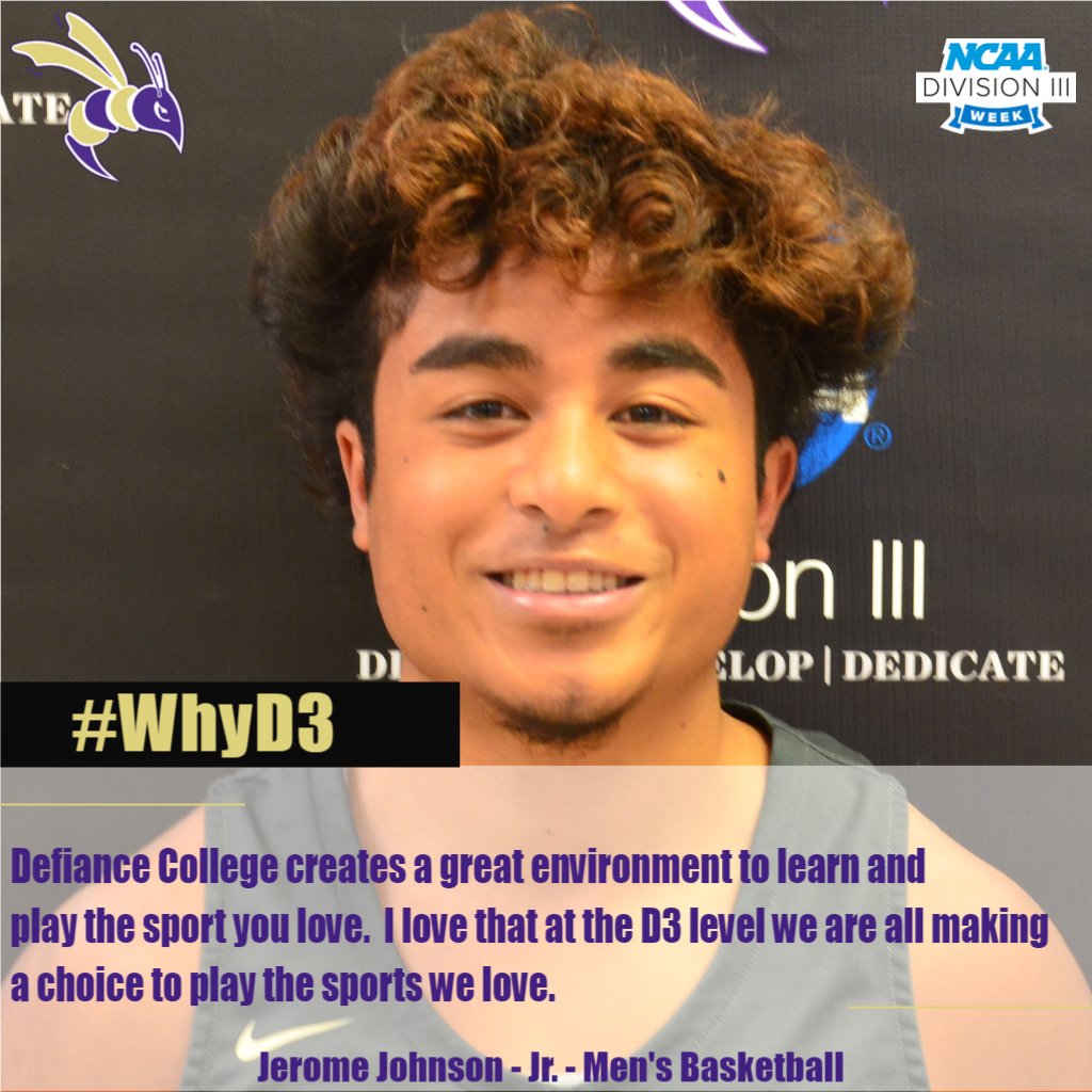 DC_Athletics's tweet photo. Jake Segulin and Jerome Johnson from @Defiance_BBall share their thoughts on the D3 and @defiancecollege experience. #WhyD3 #WhyDC #D3Week #JacketNation https://t.co/BW1w0nG98C