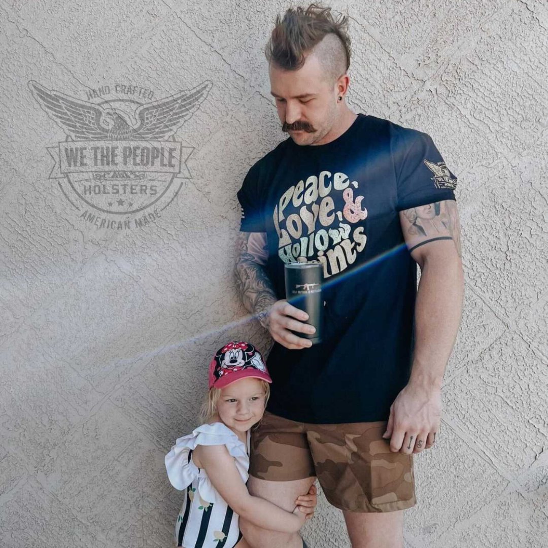 Wethepeoplehols's tweet photo. Protecting those most important to you. Peace, Love, and when all else fails, Hollow Points. 👨‍👧🥰

https://t.co/d2yoLMKgsm
Pick up your 'Peace, Love, &amp; Hollow Points' shirt at the link above! ⤴️

#fatherdaughter #peaceloveandhollowpoints #daddyslittlegirl #guntee #gunshirts https://t.co/Ps9v0PBUFr