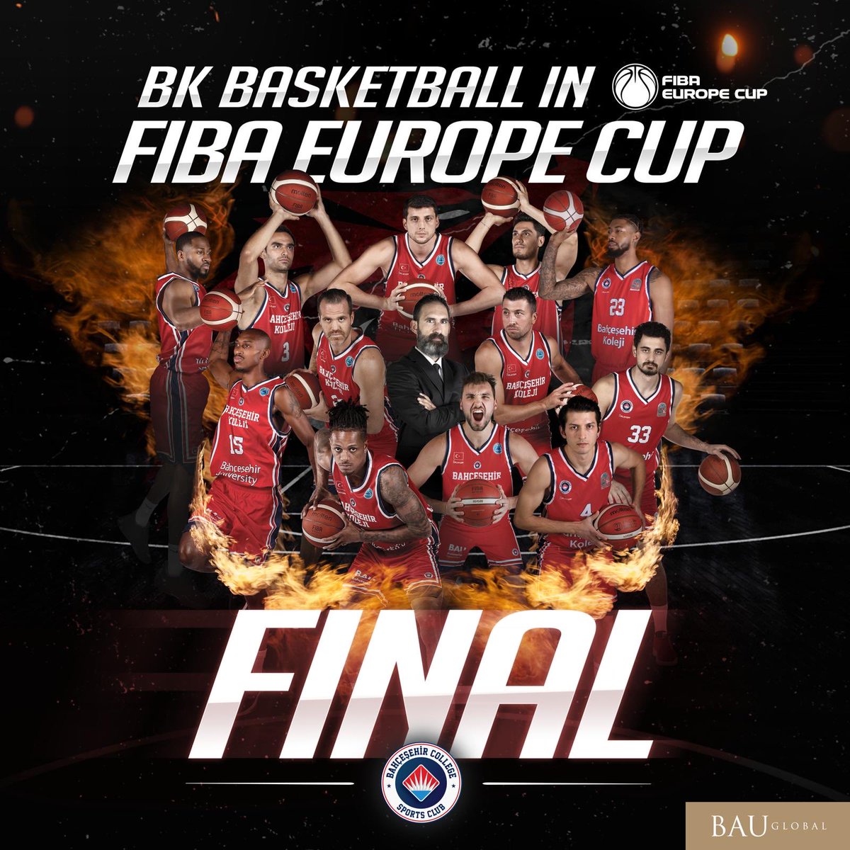 Takımımız FIBA EuropeCup Finalde!!!👏👏👏Tebrikler Takım.