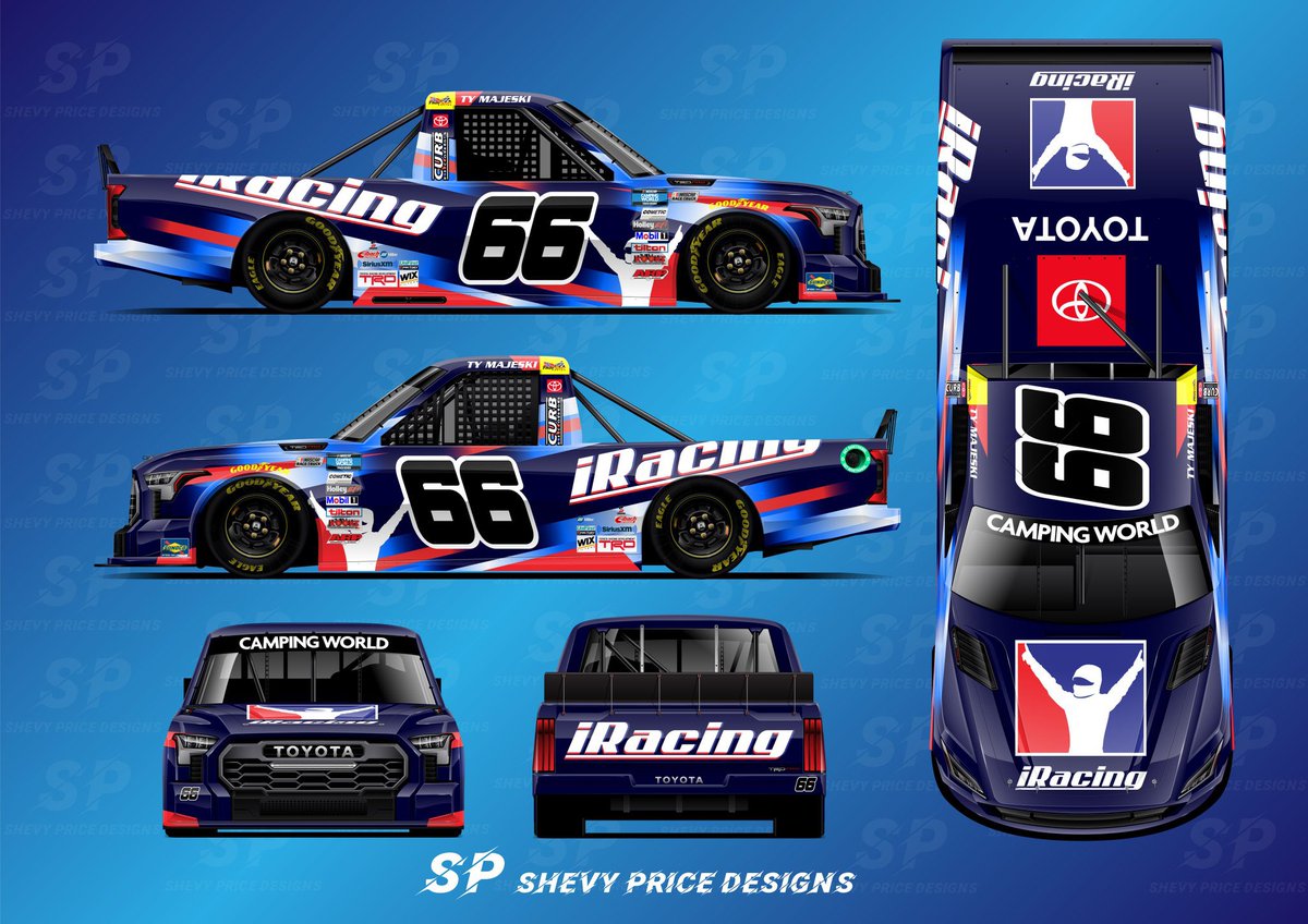 FICTIONAL 2022 @TyMajeski @iRacing paint scheme concept. @ThorSportRacing  @NASCAR #NASCAR #Racing #motorsports #Toyota #Tundra #truck #PaintScheme  #TuesdayVibes #sports #iRacing #simulator #sim #online #virtual  #tradingpaints #HeyLefty #TyMajeski ..., image size:1200x848