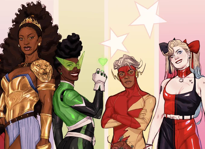 Close up of the roster as I will be posting soon on the individual version. I wanted to show each characters individuality, and personality ❤️ 