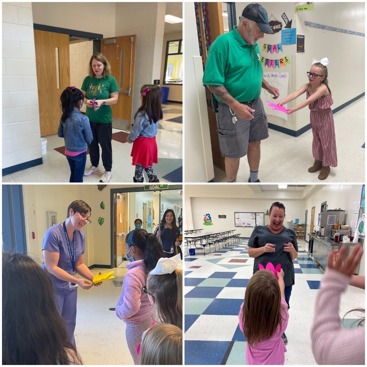 SugarloafRoar's tweet photo. Members of Ms. Bailey's Hallmark Card Club made “peeps” cards for Sugarloaf staff members. Each student wrote a special message to a staff member of their choice and hand delivered it to them! #LeaderInMeLighthouseSchool #SugarloafRoar #WatchUsSoar https://t.co/0LSjl44kUS