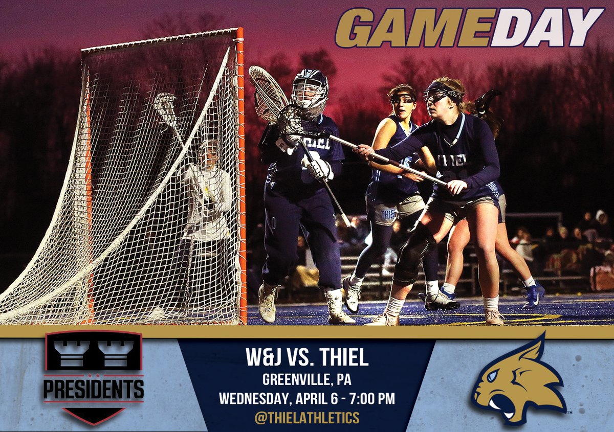 ThielAthletics's tweet photo. GAMEDAY: The Tomcats are under the lights tonight with a 2021 PAC Championship rematch against the Washington &amp; Jefferson Presidents at 7 PM! #TomcatPride

📺: https://t.co/h5AqexPs4M
📊: https://t.co/dhDxsV6etL https://t.co/PfSAkCxPYb