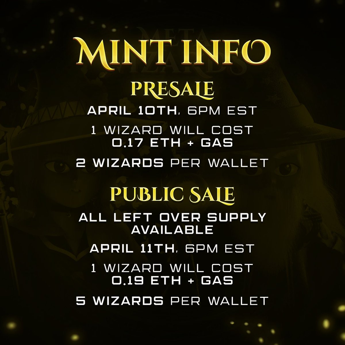 Official Launch Details 🎉 🧙‍♀️

🤎+ 🆁🆃 if you are ready!