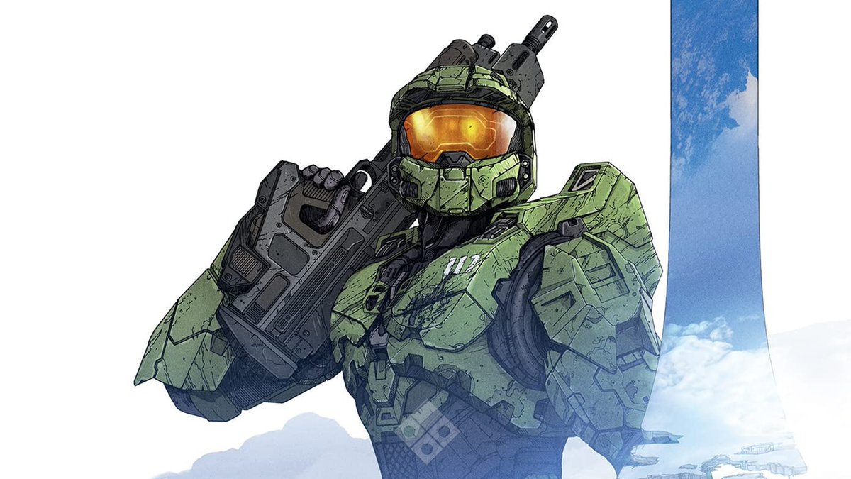Master Chief from the cover of the Halo Encyclopedia.