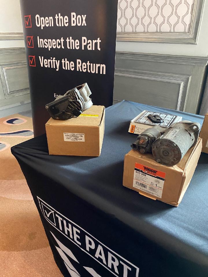MEMAaftermarket's tweet photo. Check the Part! AASA launched a new campaign at #AASAVision to promote the importance of reducing warranty returns. Just by checking the part at time of return, it will prevent the large percentage of fraudulent returns. https://t.co/a0NfX6fR6s