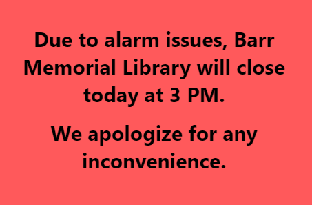 Barr Library tweet media