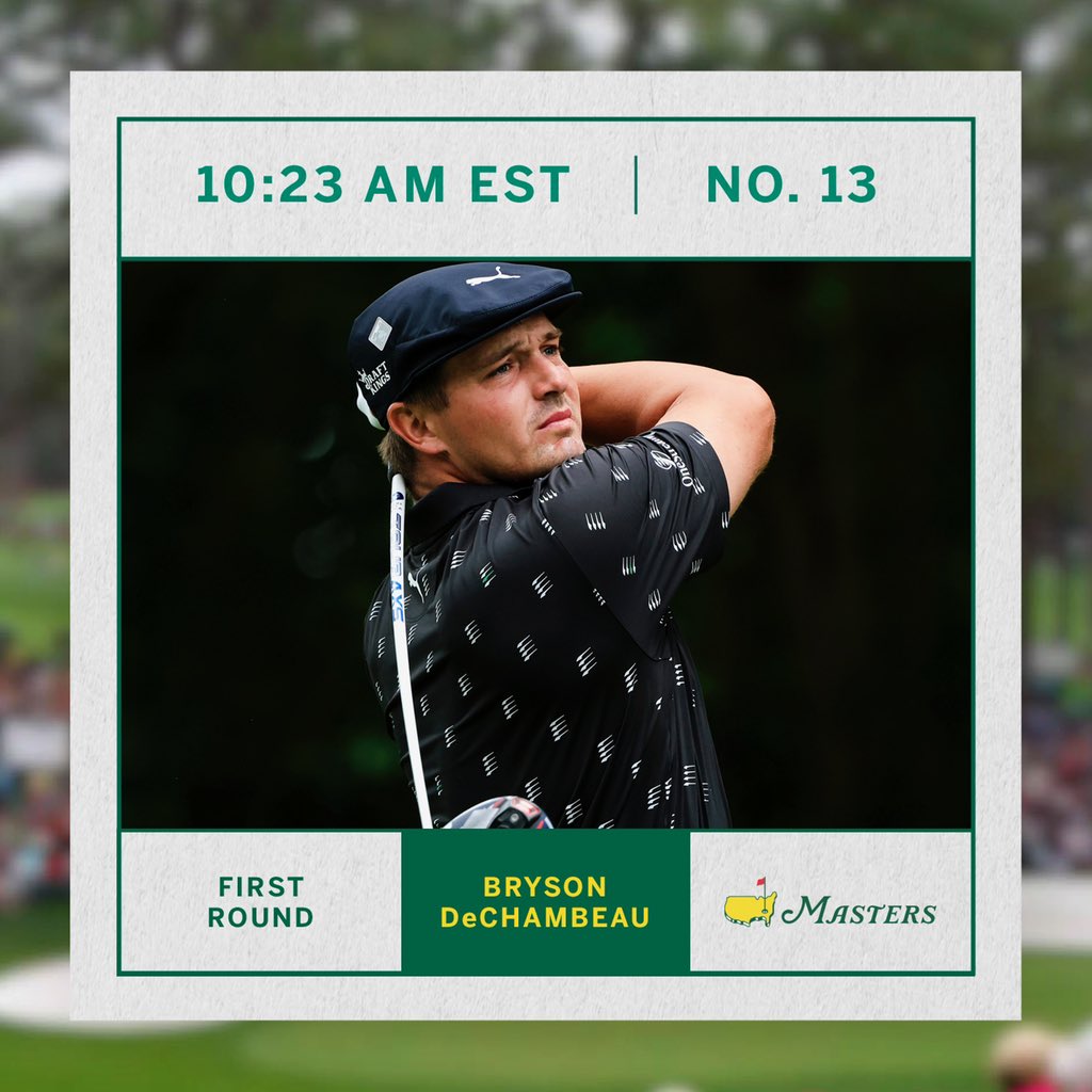 Bryson DeChambeau tweet media