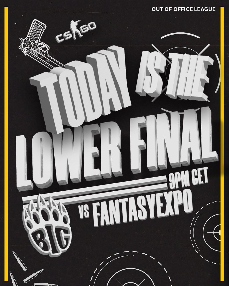 BIG (@bigclangg) on Twitter photo It's time for the consolidation final in the <a href="/oooleague/">Out of Office League</a>! Can our staff team make the run for the third title? Tune in and find out! πͺ
πΊ twitch.tv/firingirl It's time for the consolidation final in the <a href="/oooleague/">Out of Office League</a>! Can our staff team make the run for the third title? Tune in and find out! πͺ
πΊ twitch.tv/firingirl