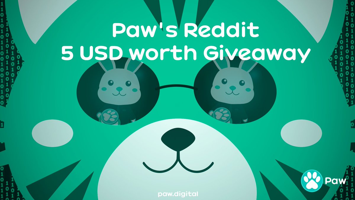 PAW_digital's tweet photo. We are giving away $5 worth of $PAW exclusively to active Reddit members who are using Reddit semi-frequently. $5,000 of PAW in total! Ends in 24 hours or after $5,000 of PAW have been given out. 💙🐾💸

https://t.co/jZ7bF4tpNt

#DigitalCurrency #PAWniverse #memecoin #100xgem https://t.co/n5fMA9vwCP